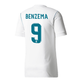 Real Madrid BENZEMA #9 Heim-Fußballtrikot Retro 2017/18